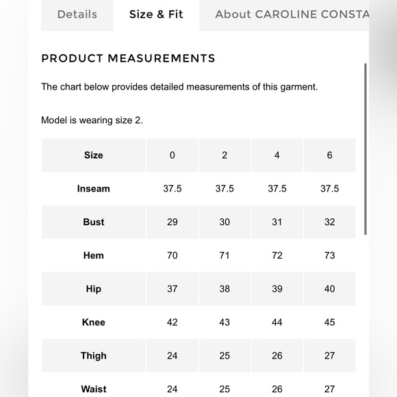 CAROLINE CONSTAS Forbes Jumpsuit Size 2 CAROLINE CONSTAS Blue Striped Jumpsuit - Picture 5 of 11